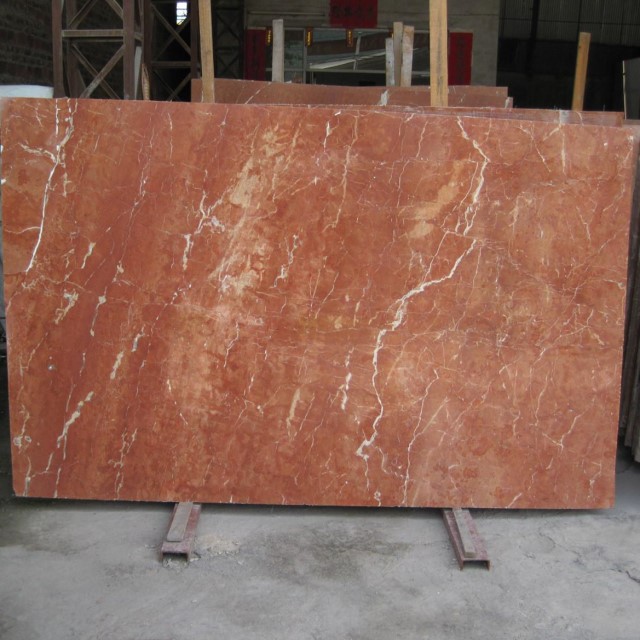 Rojo alicante marble slabs